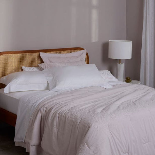 JOGO DE CAMA S.KING ORNELLA  BRANCO 2.80X2.90CM