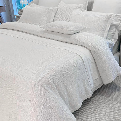 Kit Colcha Naturalle King Bragança Artesanal 100% Algodão Jacquard