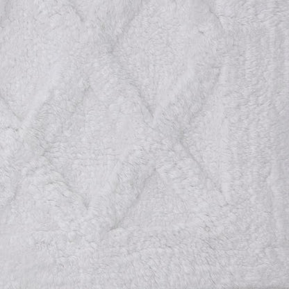 Tapete Buddemeyer Luxus Lumiere Viscose e Algodão Branco 60cm x 1,10m