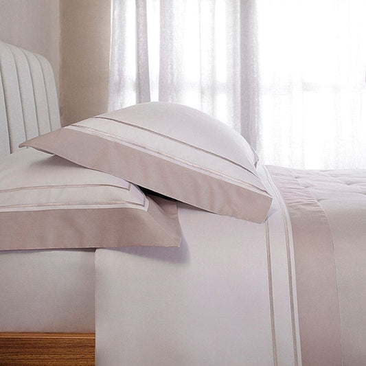 JOGO DE CAMA QUEEN SAVILE BRANCO/ROSA BALLET 2,60X2,90CM