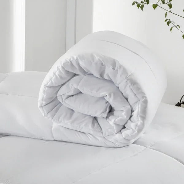 Edredom Queen Kacyumara Toque de Pétalas Branco