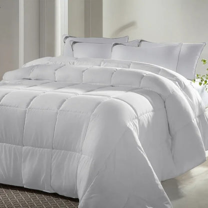 Edredom Casal Kacyumara Toque de Pétalas Branco