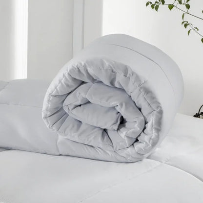 Edredom Queen Kacyumara Toque de Pétalas Prata