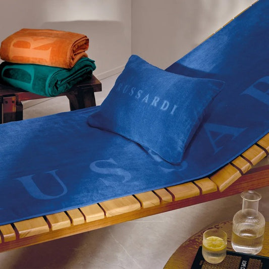 Toalha de Praia Trussardi  Levanto 86 x 180cm Royal / Navagio